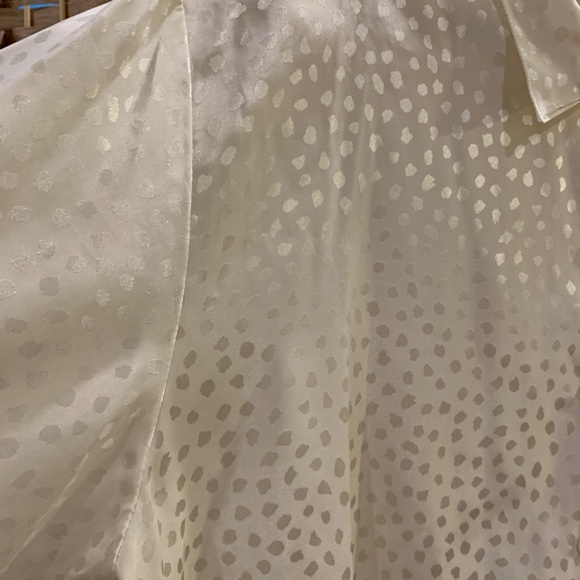 Vintage satin-like cheetah print blouse - Picture 5 of 9